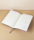 Italian 2027 Daily Diary with Elastic, A5, Yellow