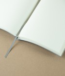 Italian notebook with elastic, A5, Dotted, Blue