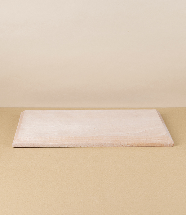 Rectangular Polenta Dish or Appetizer Tray, Beechwood
