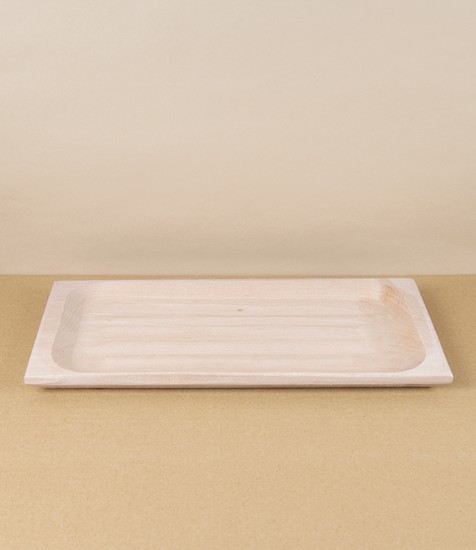 Rectangular Polenta Dish or Appetizer Tray, Beechwood