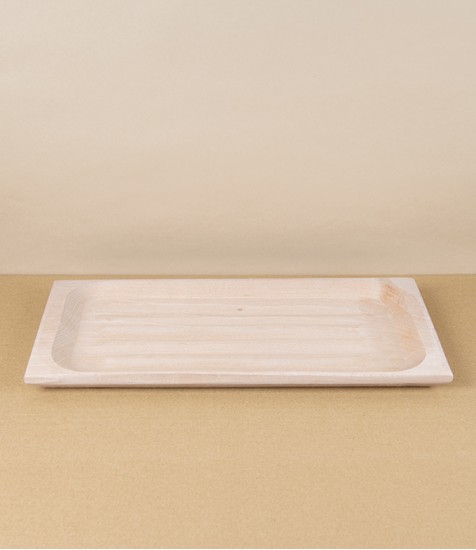 Rectangular Polenta Dish or Appetizer Tray, Beechwood