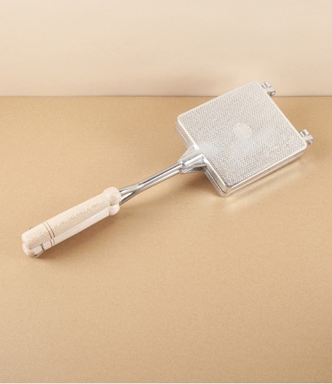 Italian Stovetop Toaster with Wooden Handle