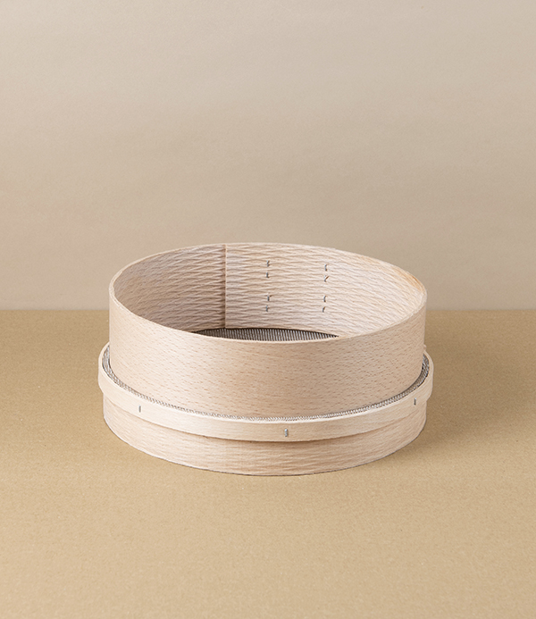 Bent Wood & Mesh Sifter or Sieve, 18cm