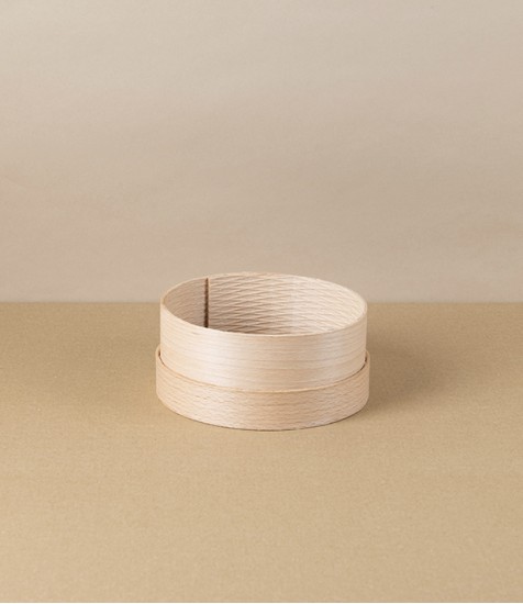 Bent Wood & Mesh Sifter or Sieve, 12cm