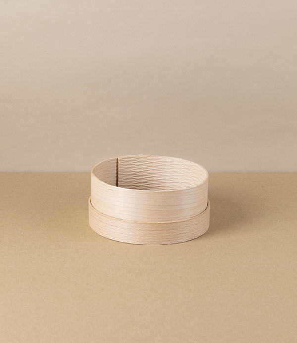 Bent Wood & Mesh Sifter or Sieve, 12cm