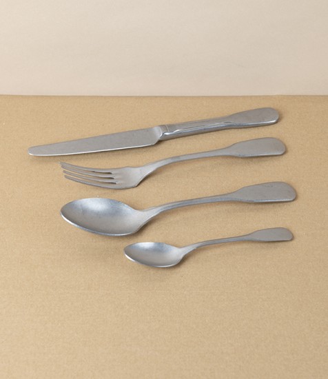 Italian Stainless Steel Four Piece Place Setting
