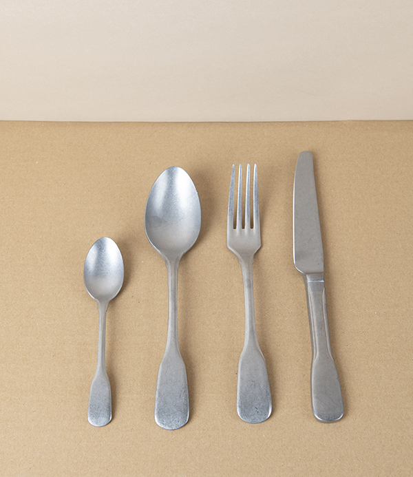 Italian Stainless Steel Four Piece Place Setting