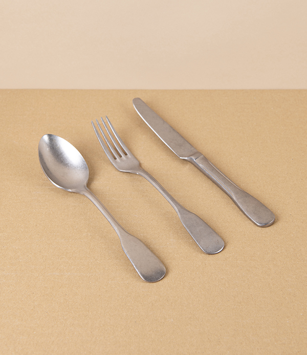 Italian Stainless Steel Dessert Fork, 188mm