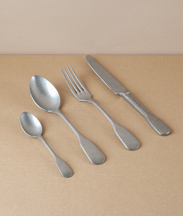 Italian stainless steel four piece place setting