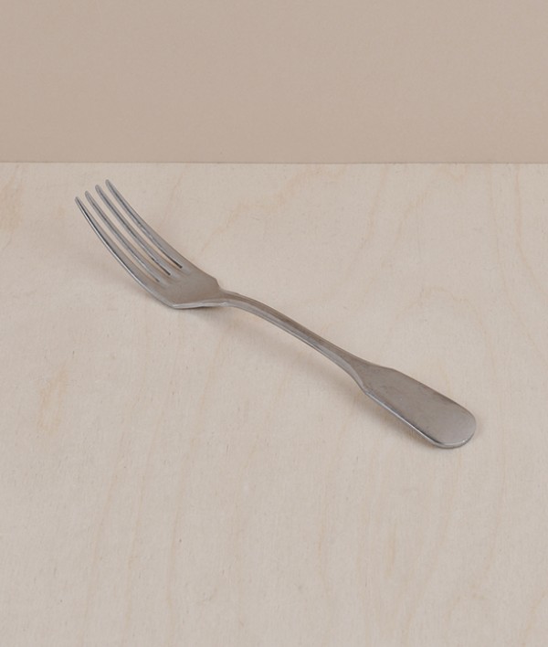 Italian stainless steel dessert fork, 188mm