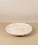 Italian Beechwood Polenta Plate or Appetizer Tray, 25cm