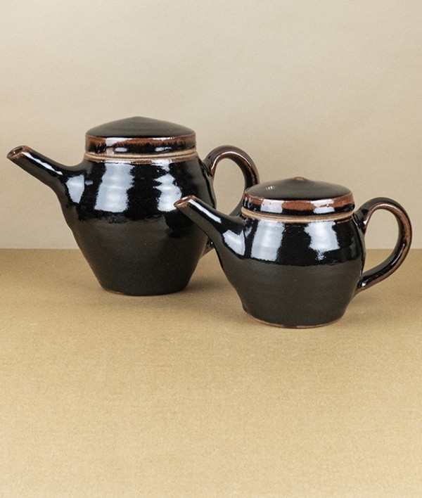 Jack Welbourne Teapot Two Cup, Tenmoku