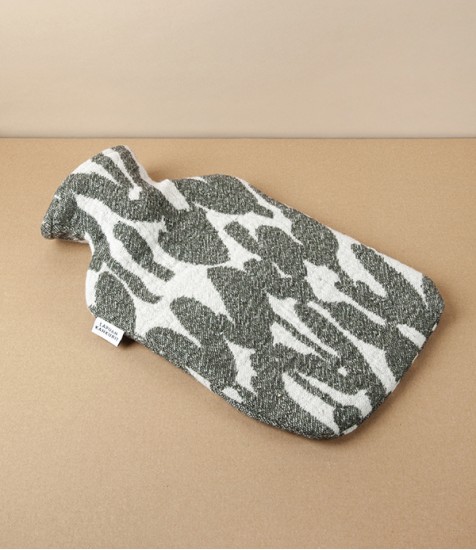 Finnish Wool ' Jäkälä' Hot Water Bottle, Green