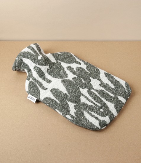 Finnish Wool ' Jäkälä' Hot Water Bottle, Green