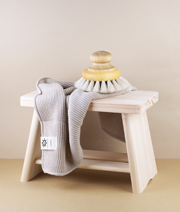 Hinoki Cypress Bath Stool