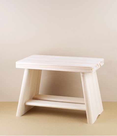 Hinoki Cypress Japanese Bath Stool