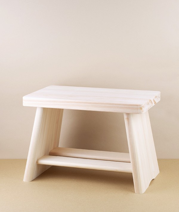Hinoki Cypress Bath Stool