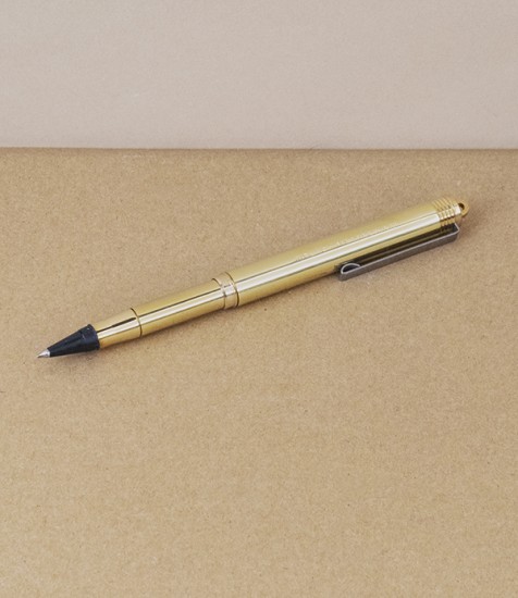 Japanese solid brass rollerball pen