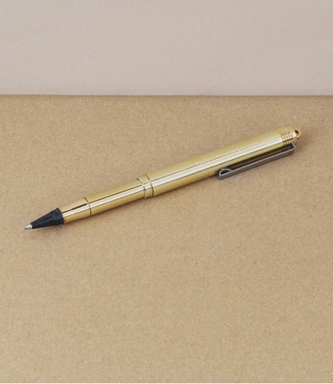 Japanese Solid Brass Rollerball Pen