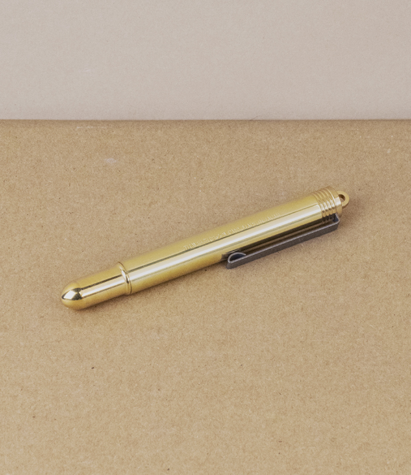 Japanese solid brass fountain pen