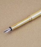 Japanese solid brass fountain pen
