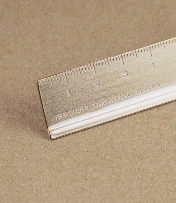 Japanese Brass Ruler, 15cm