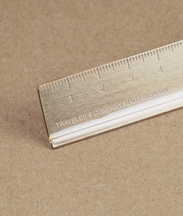 Japanese Brass Ruler, 15cm