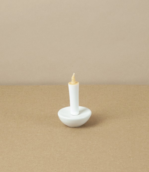 Japanese Rice Wax Small Candles, White