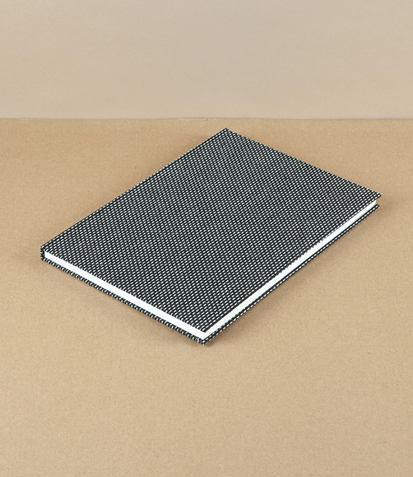 Kakimori Textile Bound Notebook, A5 Squared, Sashiko