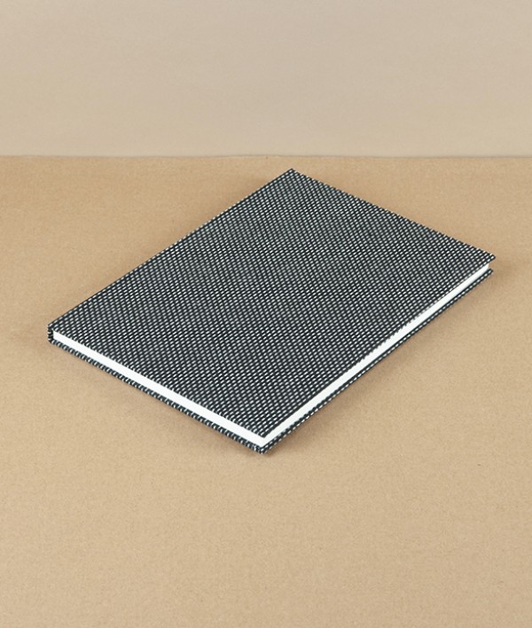 Kakimori Textile Bound Notebook, A5 Squared, Sashiko