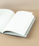 Kakimori Textile Bound Notebook, A5 Squared, Sashiko