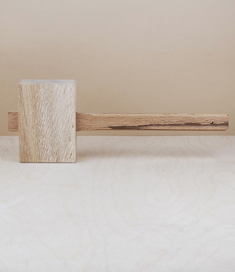Japanese Oak Carpenter’s Mallet, Kakugi