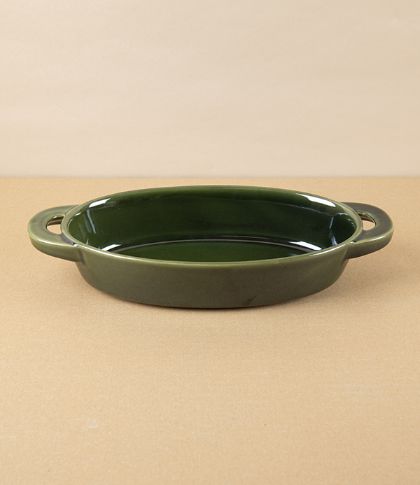 Japanese Ceramic Oval Baking Dish