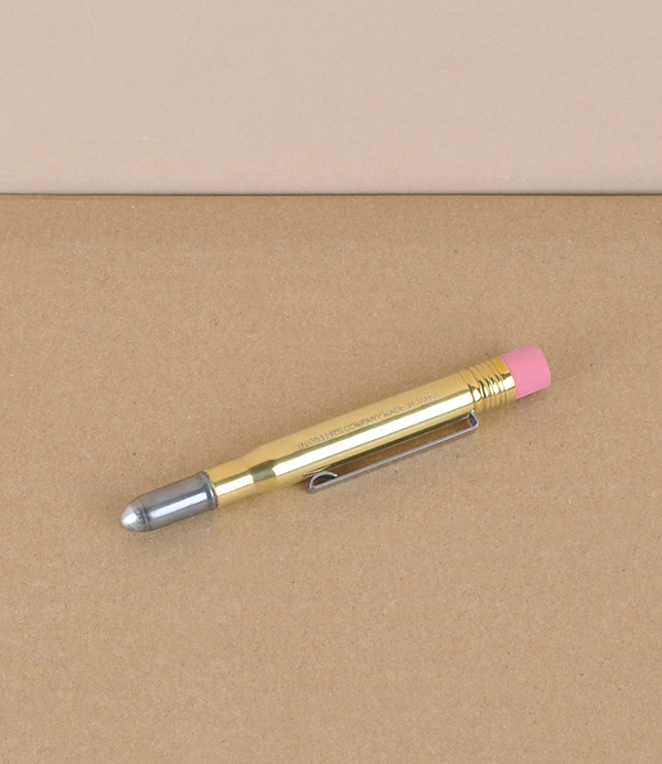 Japanese pocket pencil, brass
