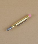Japanese pocket pencil, brass