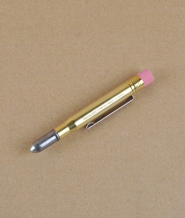 Japanese pocket pencil, brass