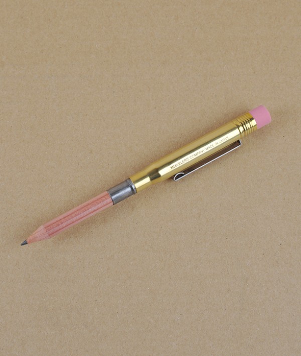 Japanese pocket pencil, brass