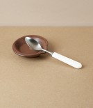 Japanese Porcelain Spoon Rest, Brown