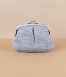 Aizu Cotton Coin Purse, Japan, Smoke