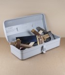 Japanese Y-350 tool box, grey