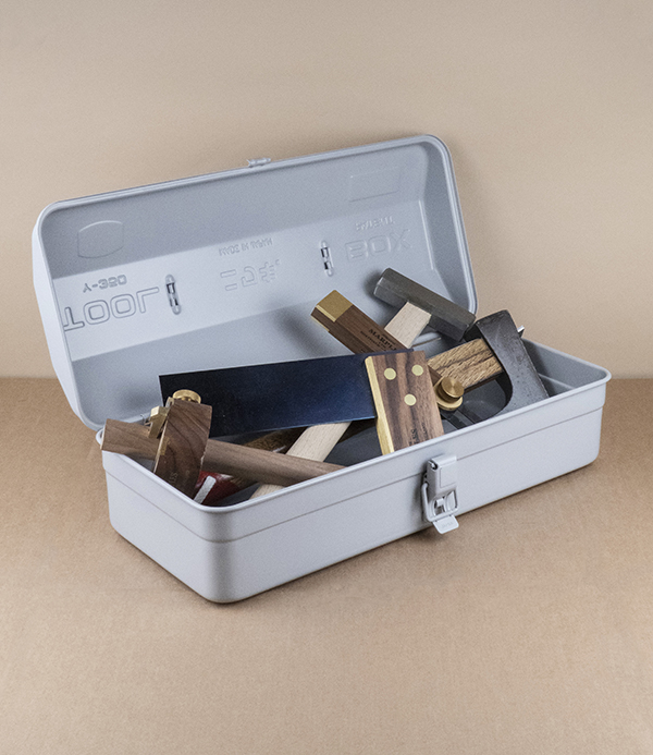 Japanese Y-350 tool box, grey