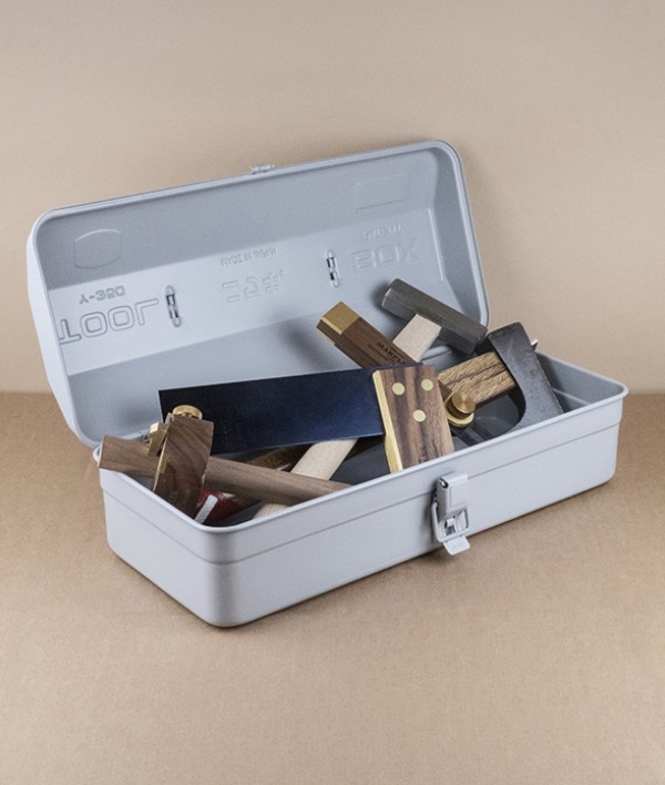 Japanese Y-350 tool box, grey