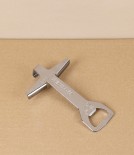 German Jar & Bottle Opener, Chrome Plated Steel