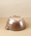Joseph Bull Stoneware Batter Bowl, Tenmoku & Salt Glaze