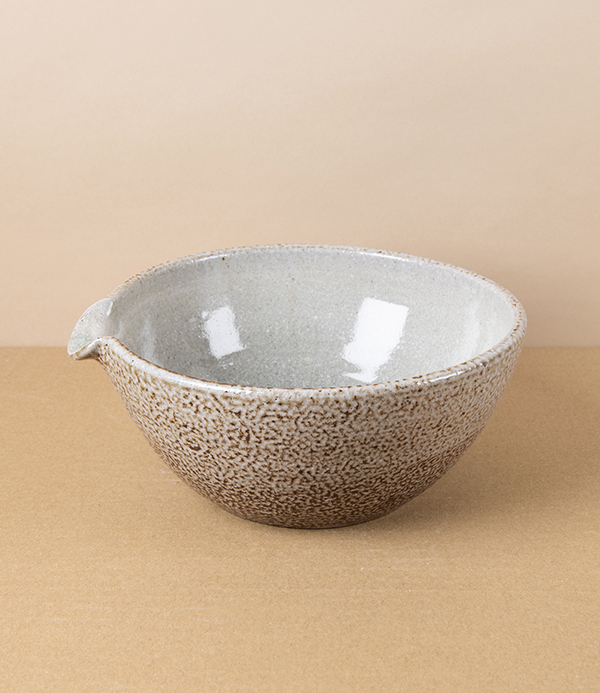 Joseph Bull Stoneware Batter Bowl, Ash & Salt Glaze