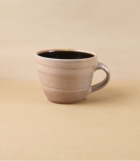Joseph Bull Stoneware Cup, Tenmoku & Salt Glaze