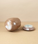 Joseph Bull Lidded Stoneware Jar, Salt Glaze