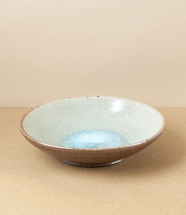 Joseph Bull Stoneware Pasta Dish, Ash & Salt Glaze