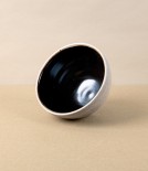 Joseph Bull Stoneware Small Bowl, Tenmoku & Salt Glaze