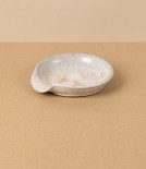 Joseph Bull Stoneware Spoon Rest, Salt Glaze